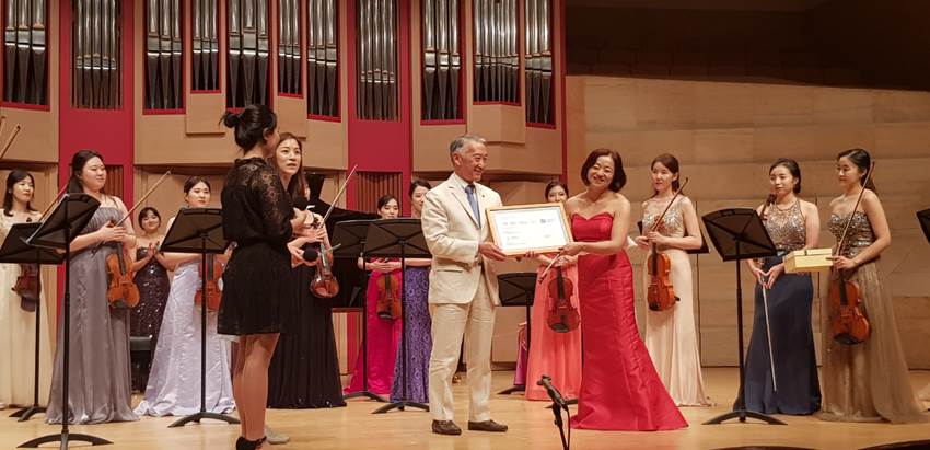 Violinist Lee Sang Hee holds 15th Recital with IVI, named ‘Giving Ambassador’