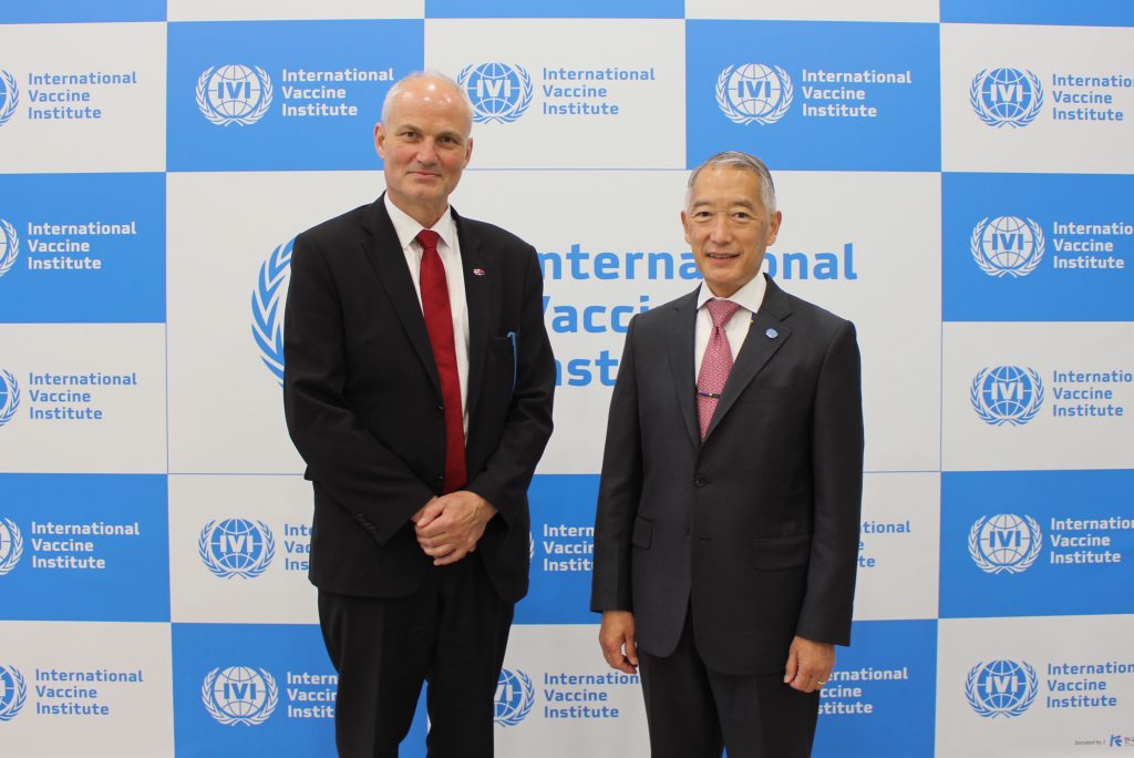 IVI welcomes H.E. Einar H. Jensen, Ambassador of Denmark to South Korea, to discuss COVID-19 and AMR research
