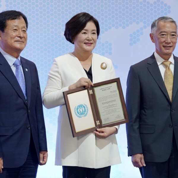First Lady of South Korea Kim Jung-sook at IVI