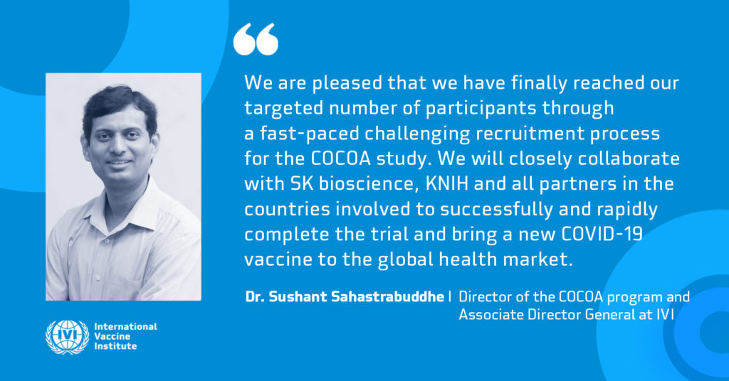 IVI and SK bioscience Complete Recruitment for Phase III Clinical Trial of SKBS’ COVID-19 Vaccine