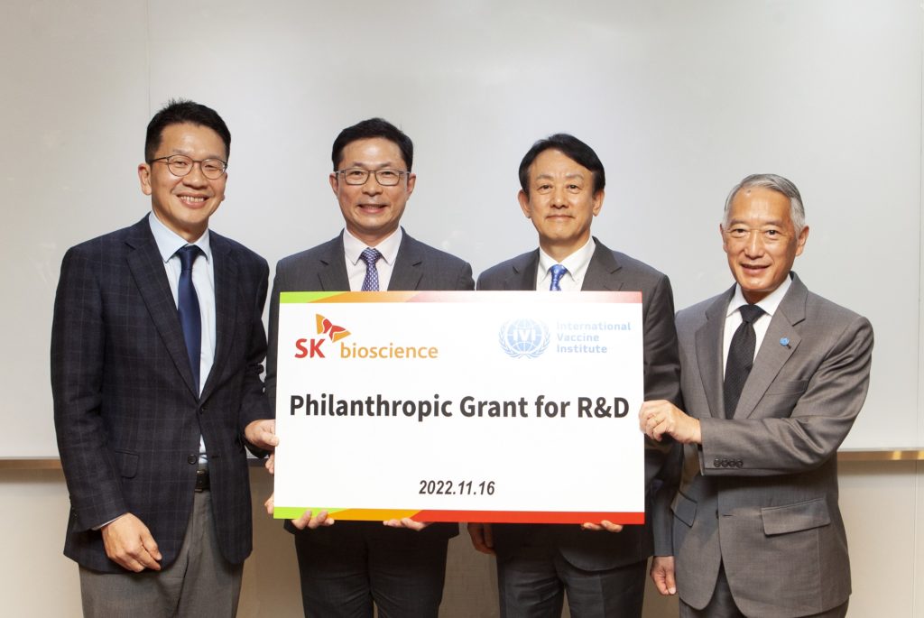 SK bioscience makes donation to IVI to support global R&D