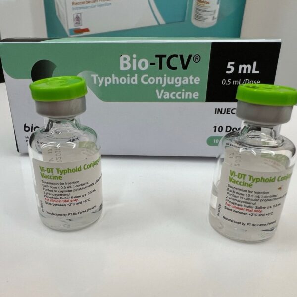 Bio-TCV® Vi-DT typhoid conjugate vaccine, developed at IVI and technology-transferred to Bio Farma, was licensed by BPOM, Indonesia’s regulatory authority. Credit: Bio Farma