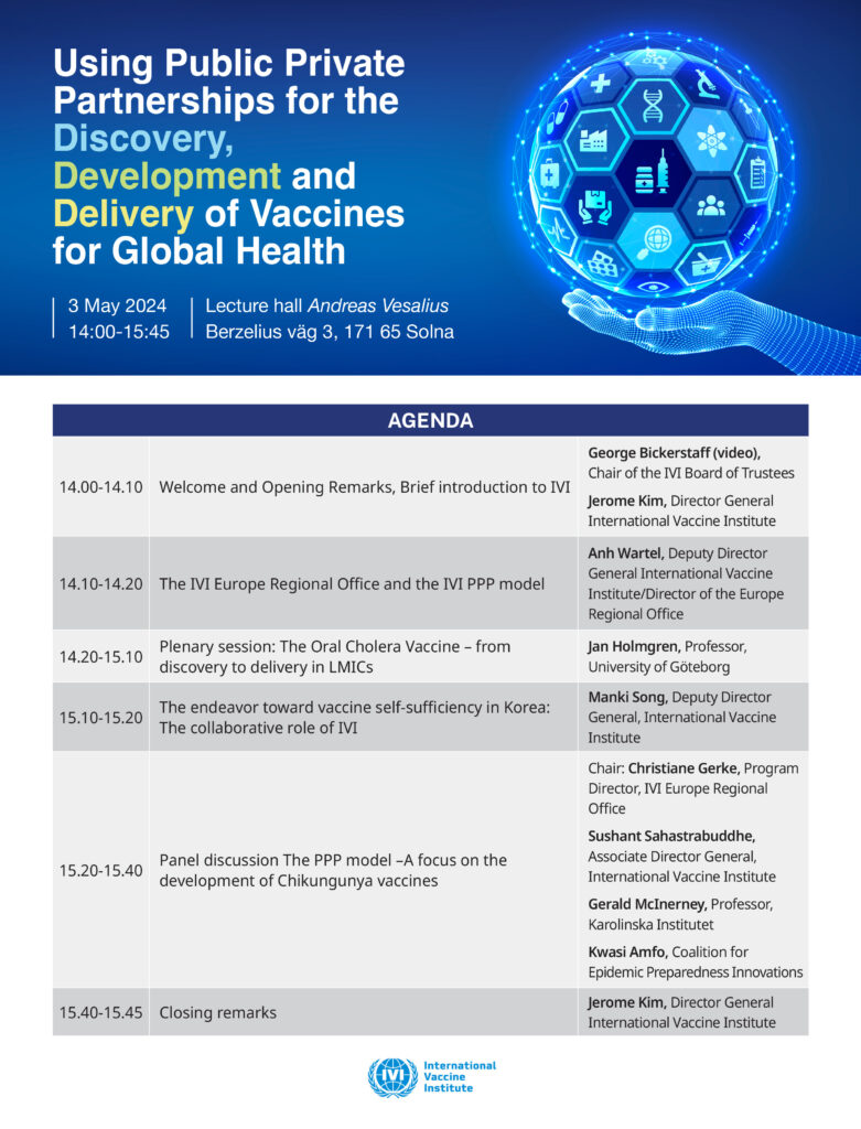 The symposium explores how various funding models and partnerships can help facilitate deployment of vaccines for global public health